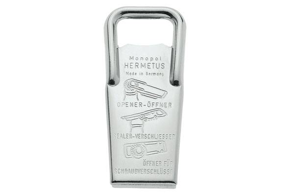 Hermetus, Flaschenöffner und Verschluss