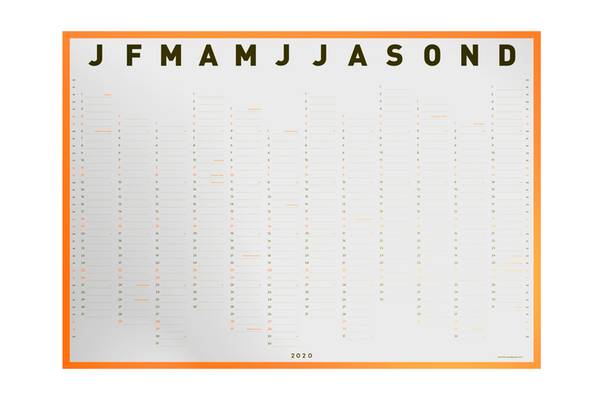 Neon, Wandkalender, Fox & Poet